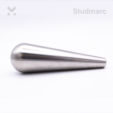 20mm Torpedo Anti Skate Stud in Stainless Steel Top