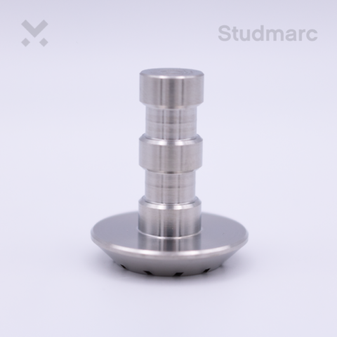 25mm Crosshatch Stud Front Stainless Steel Stud