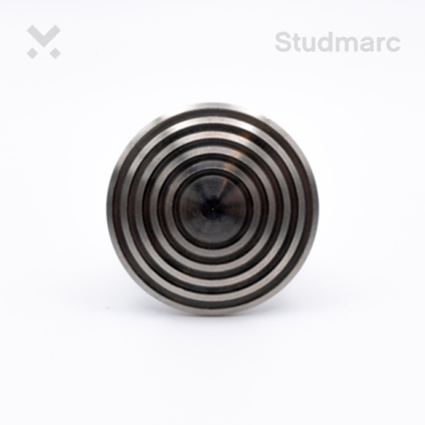 25mm Anti Slip Tactile Stud Stainless Steel Front