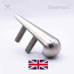 4mm Torpedo Anti-Skate Stud in Stainless Steel