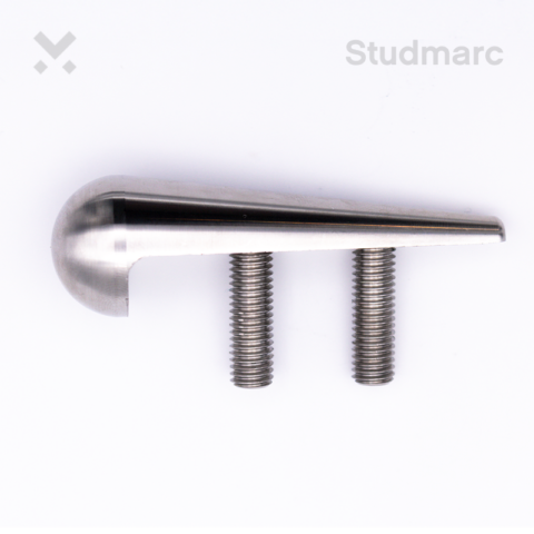 4mm Torpedo Anti-Skate Stud in Stainless Steel Side