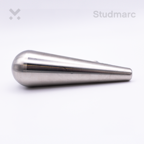 4mm Torpedo Anti-Skate Stud in Stainless Steel Top