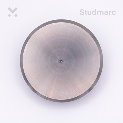 90mm Demarcation Stud Stainless Steel Top Down
