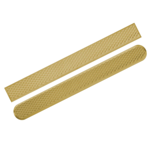 Brass Hatch Textured Tactile Strips