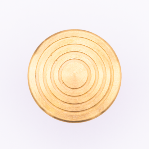 Brass Ribbed Dome Top