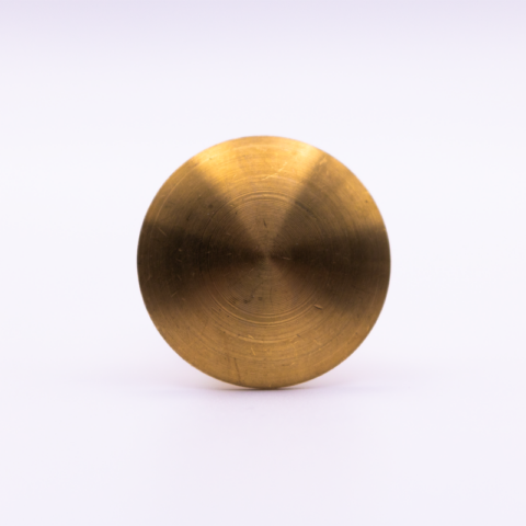 Brass Smooth Dome Front