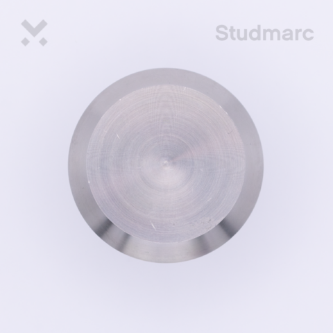 40mm Demarcation Stud Stainless Steel Top Down