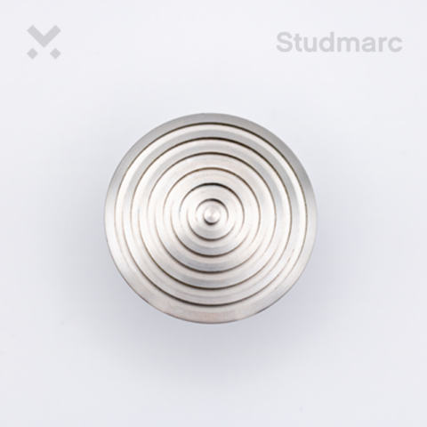 Low Dome Anti-Slip Demarcation Stud 40mm Stainless Steel
