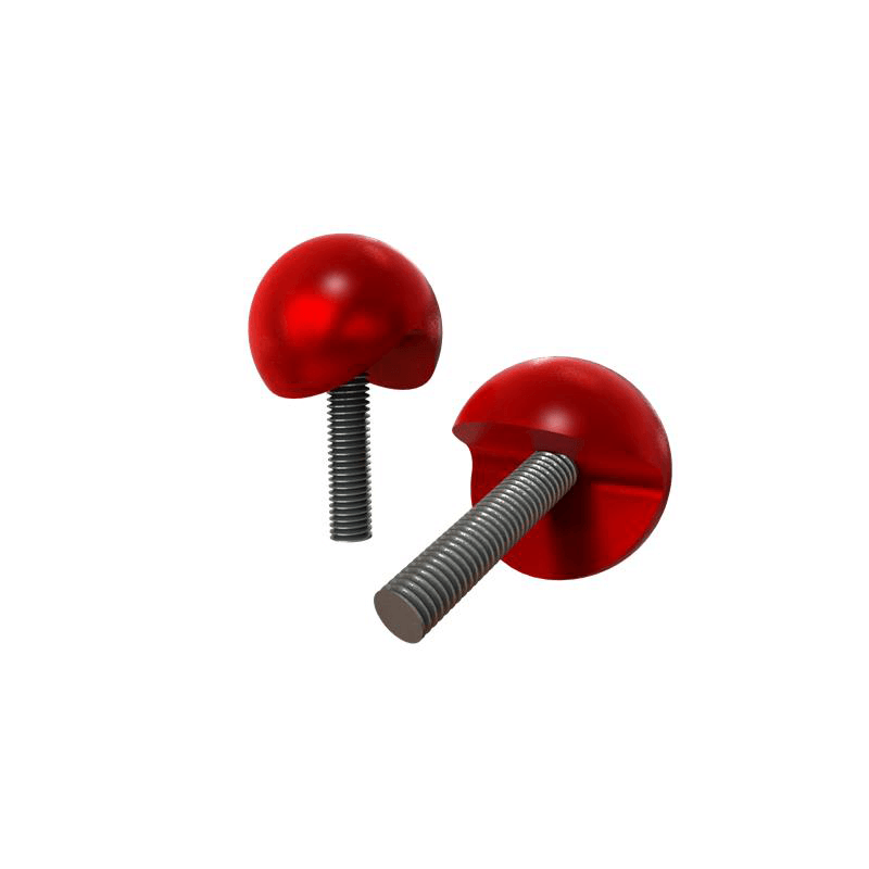 Anodised Red Studs