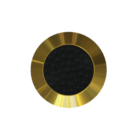 Brass Stud with TPU Insert Black
