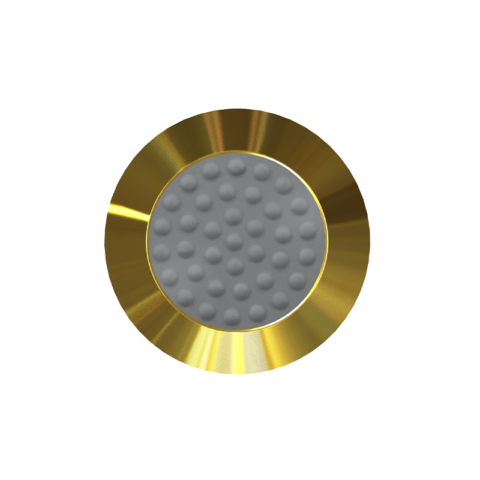 Brass Stud with TPU Insert Grey