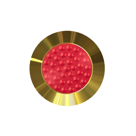 Brass Stud with TPU Insert Red