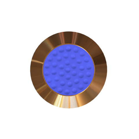 Bronze Stud with TPU Insert Blue