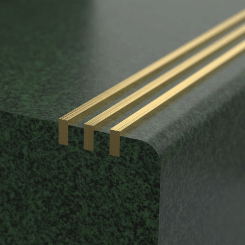 Brass Stair Tread Insert - Image 4