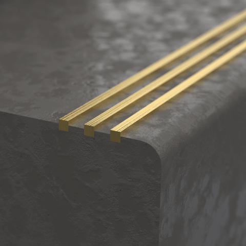 Brass Stair Tread Insert - Image 5