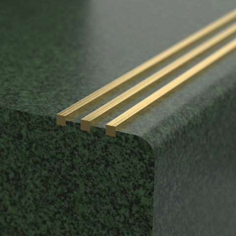 Brass Stair Tread Insert - Image 6