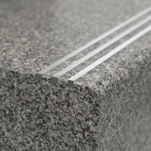 6mm x 6mm aluminium stair tread insert