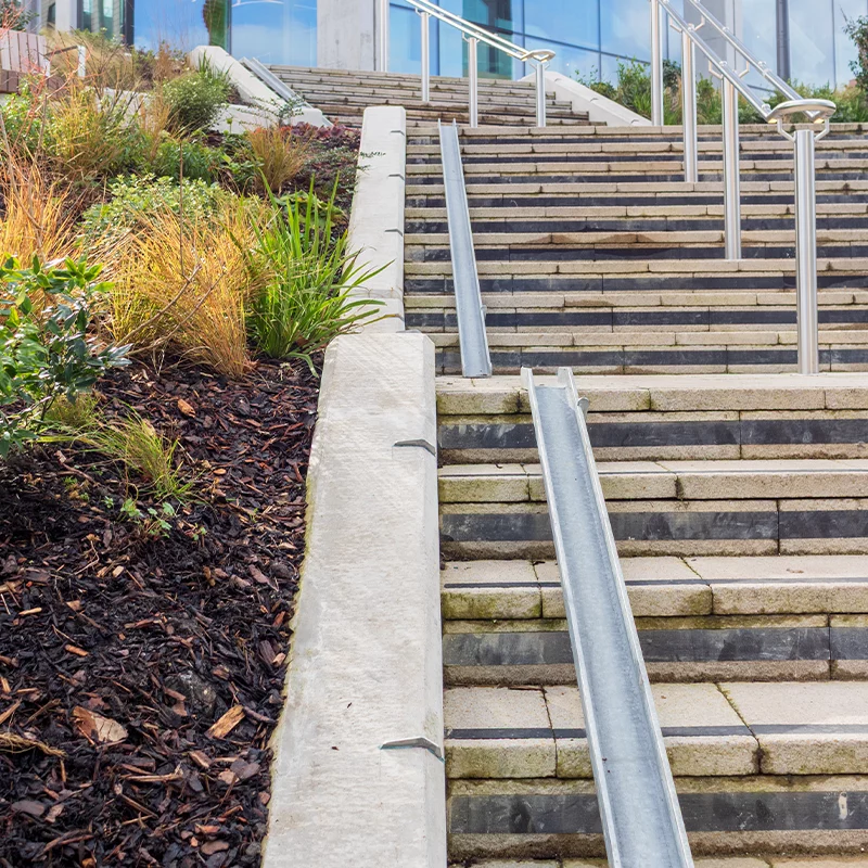 Reading Station Hill Anti-Skate Blade looking Up