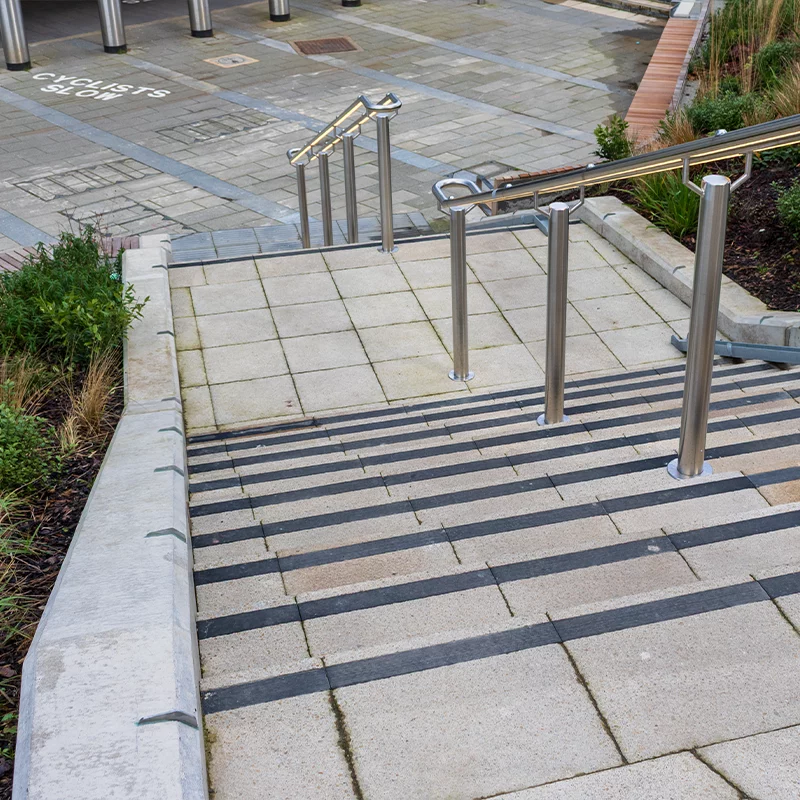 Reading Station Hill Anti-Skate Blade Stair View