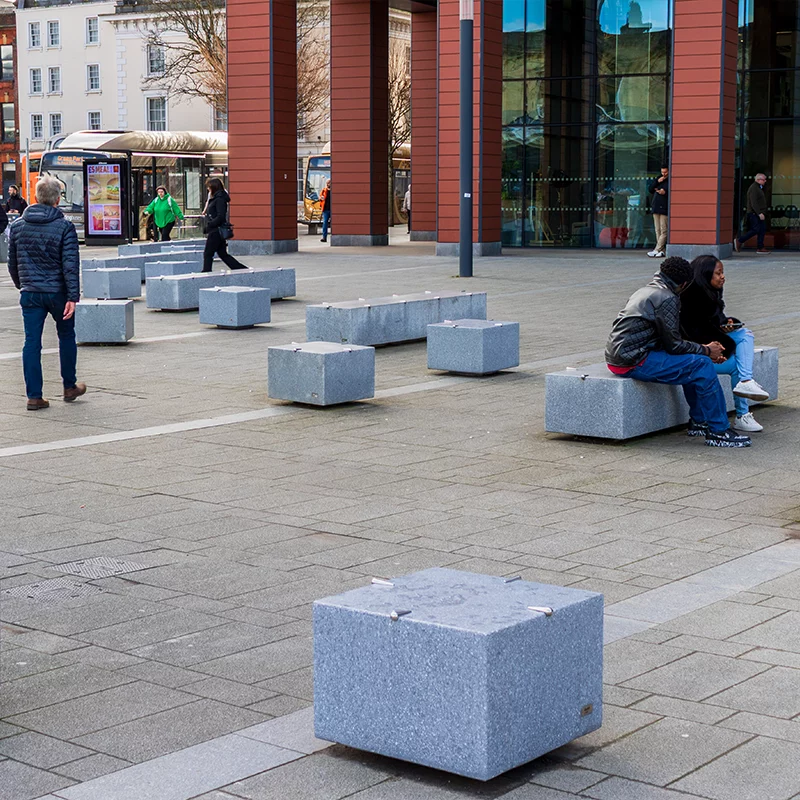 Reading Station Hill Anti-Skate Stud Seating