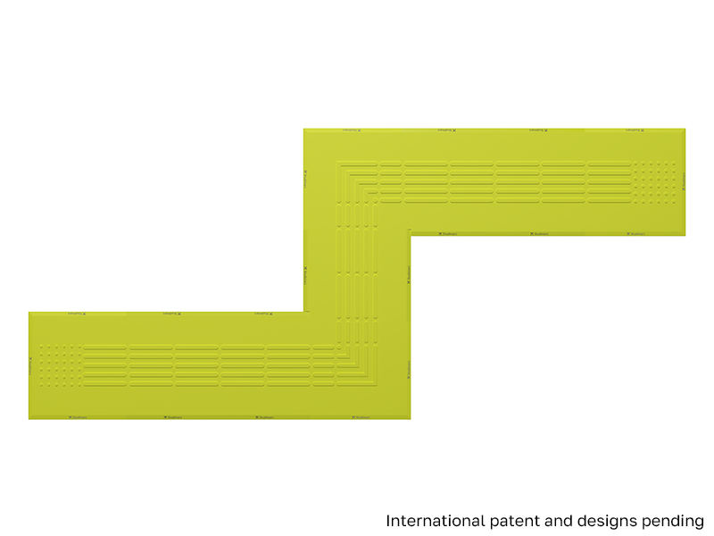 Temporary Tactile Mat Layout