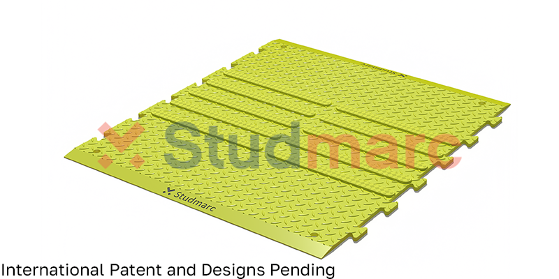 Patterned Temporary Tactile Mat with Watermark