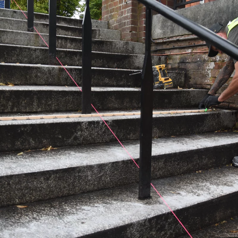 Greenwich Uni Stair Stud Install